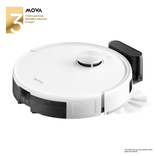 MOVA E20S Pro robotski sesalnik bel
