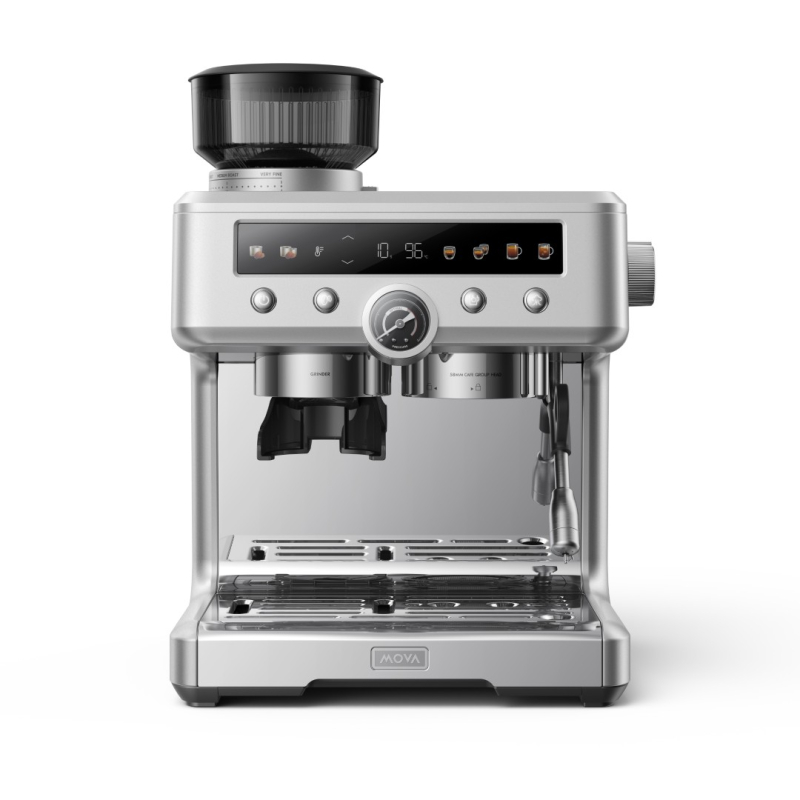 d01fe6dbf5c459afc449b12b43b97706 MOVA S20 Pro srebrn kavni aparat z vgrajenim mlinčkom
