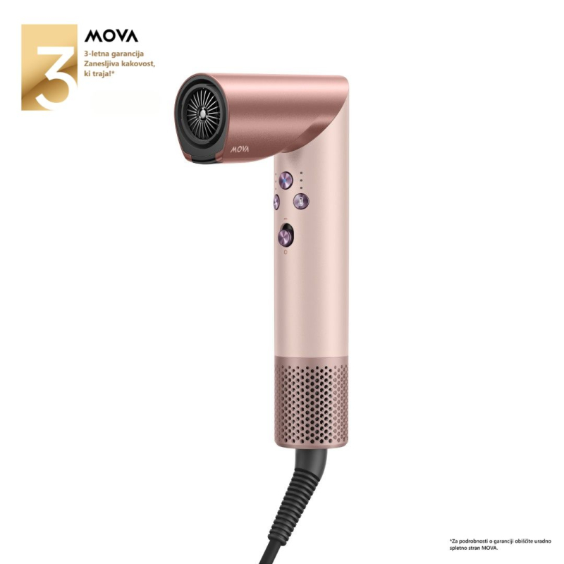 MOVA Master 10 roza sušilnik in oblikovalnik las